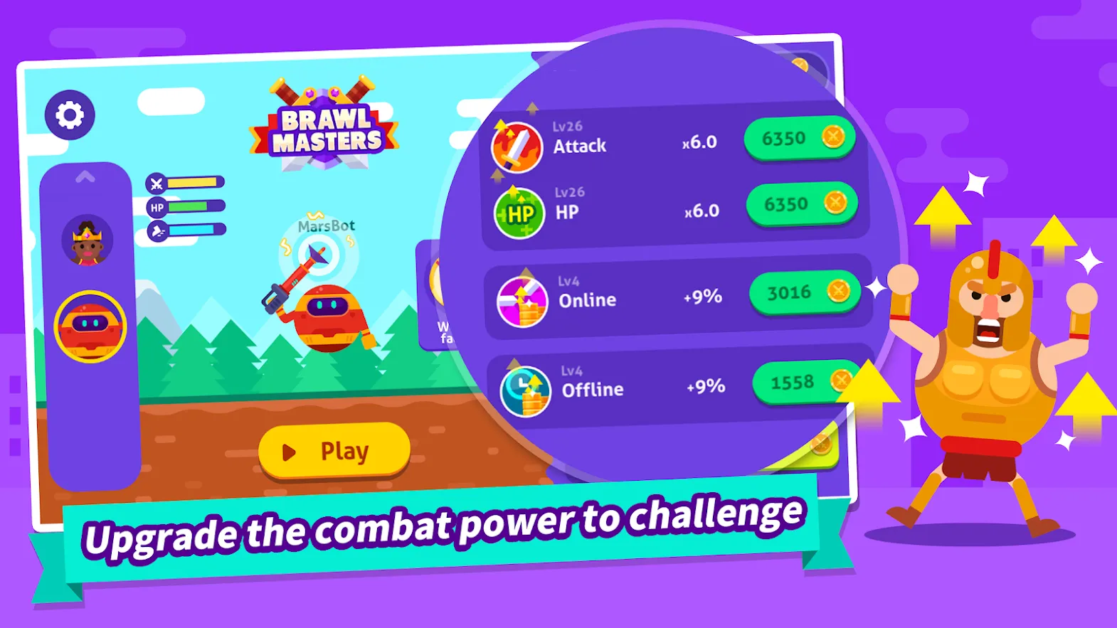 Brawl Masters [мод: много денег] Screenshot 3
