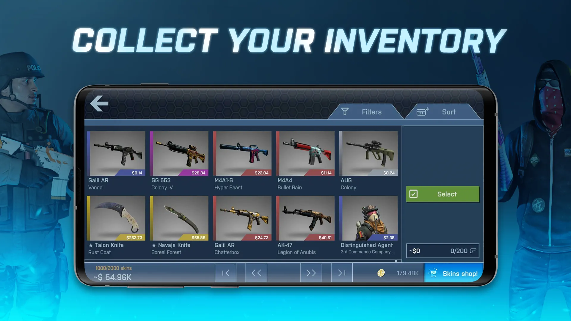 Case Opener: КС кейс симулятор v2.40.0 APK Мод (Много денег) Screenshot 4 Case Opener: КС кейс симулятор v2.40.0 APK Мод (Много денег) Screenshot 4