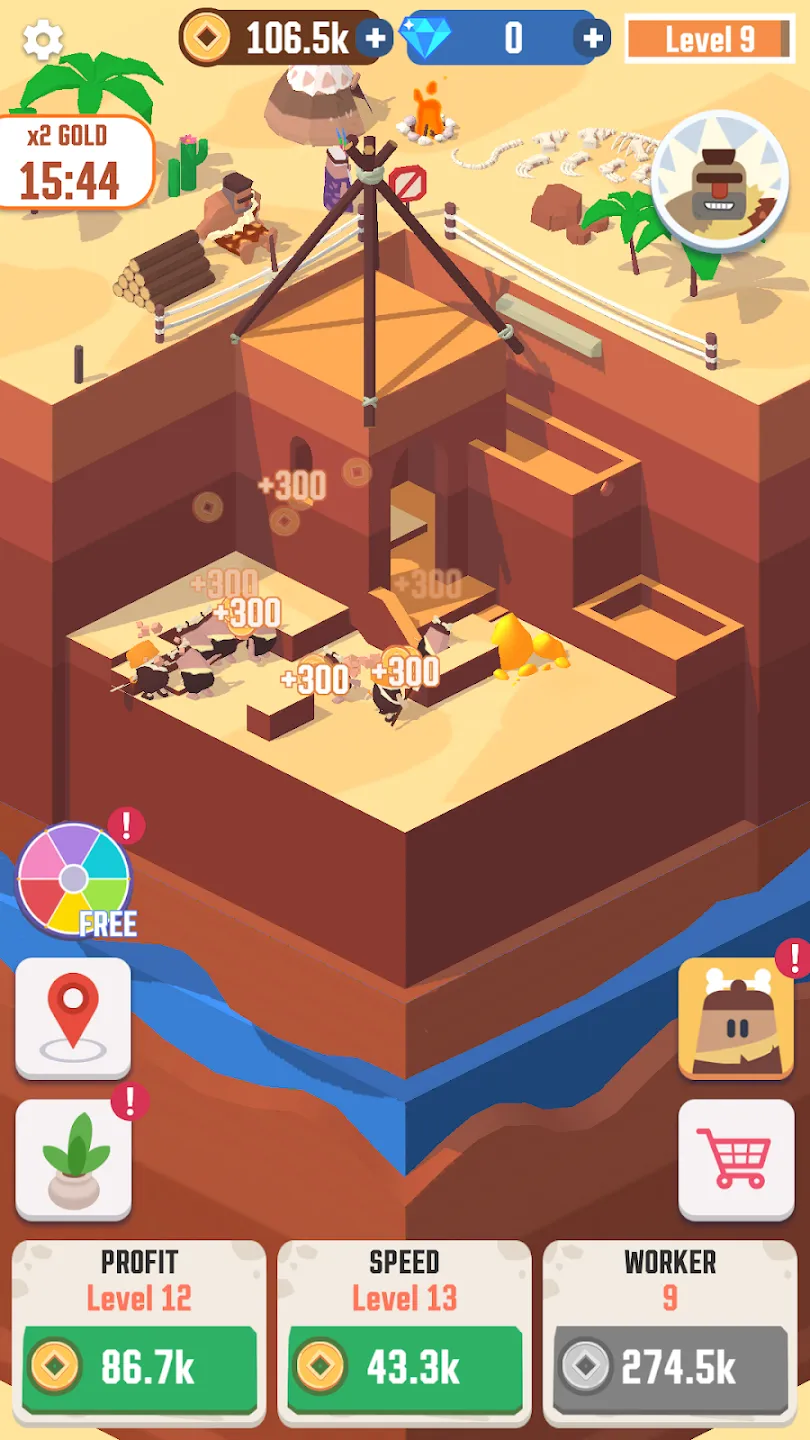 Idle Digging v1.7.6 APK Мод (Всё открыто) Screenshot 2