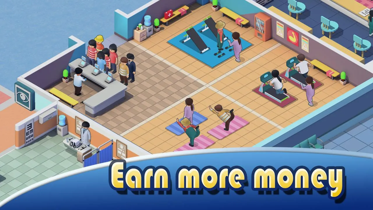 Sim Hospital Tycoon-Idle Built [мод: меню] Screenshot 3