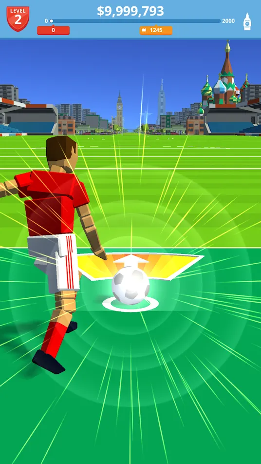 Soccer Kick [мод: много денег] Screenshot 1