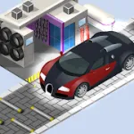 Взломанная Idle Car Factory: Car Builder [мод: бесплатные покупки] на Андроид