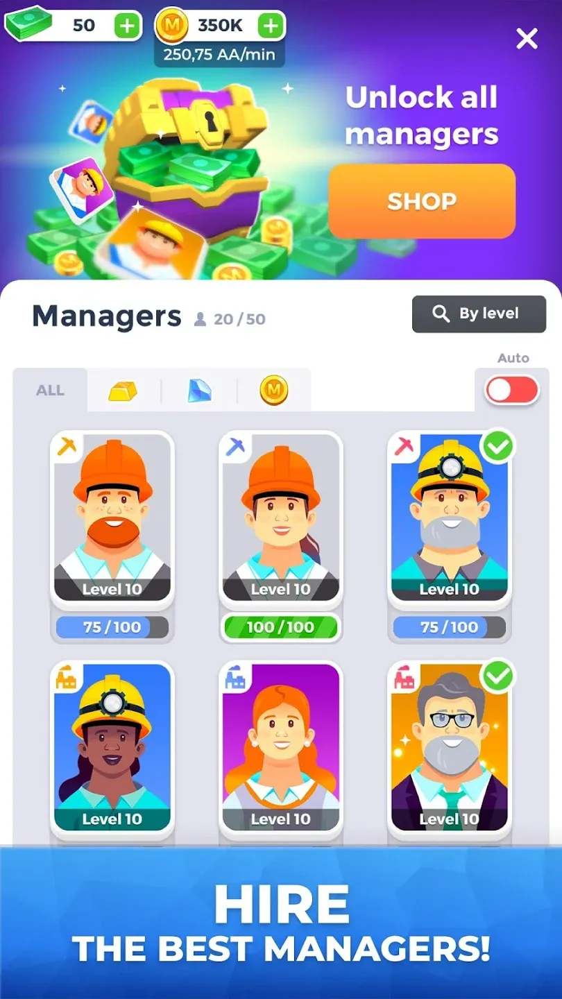 Mining Inc. v1.20.12 APK Мод (Много монет) Screenshot 4