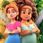 Взломанная Penny & Flo: Обнови дом Мод (Меню, Много денег и звёзд) на Андроид