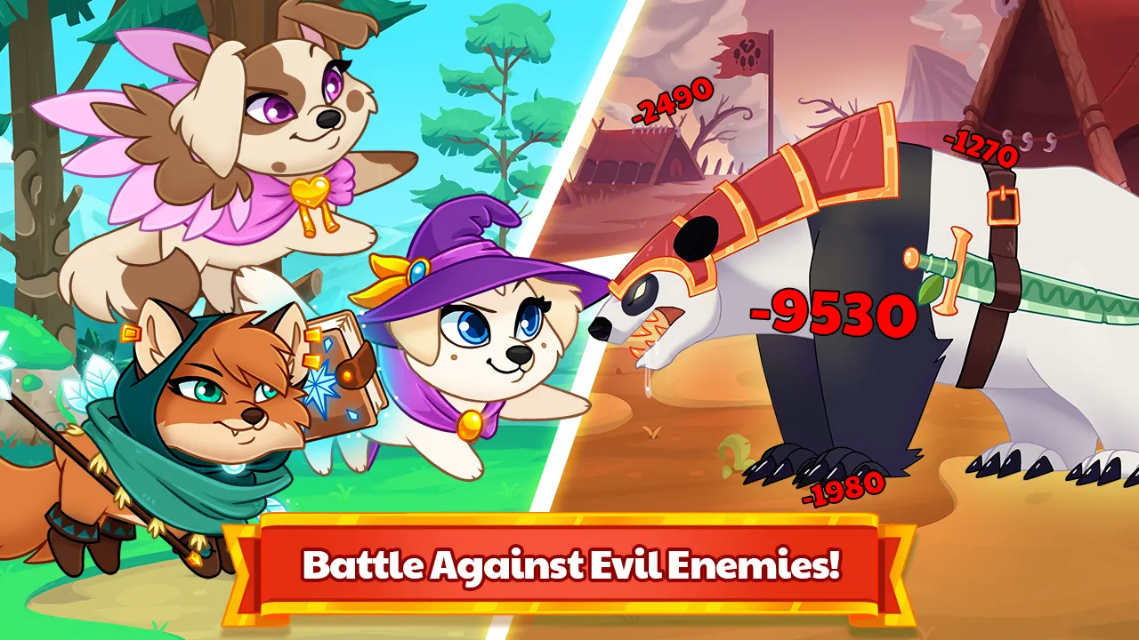 Собаки подземелья v3.3.13 APK Мод (Бесплатные покупки) Screenshot 4 Собаки подземелья v3.3.13 APK Мод (Бесплатные покупки) Screenshot 4