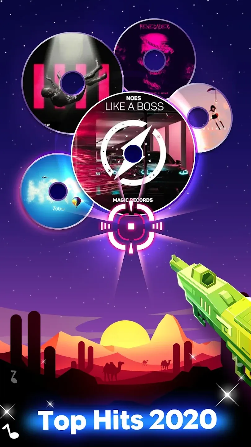 Огневой бит - Мusic и стрельба v2.1.0 APK Мод (Много денег) Screenshot 4 Огневой бит - Мusic и стрельба v2.1.0 APK Мод (Много денег) Screenshot 4