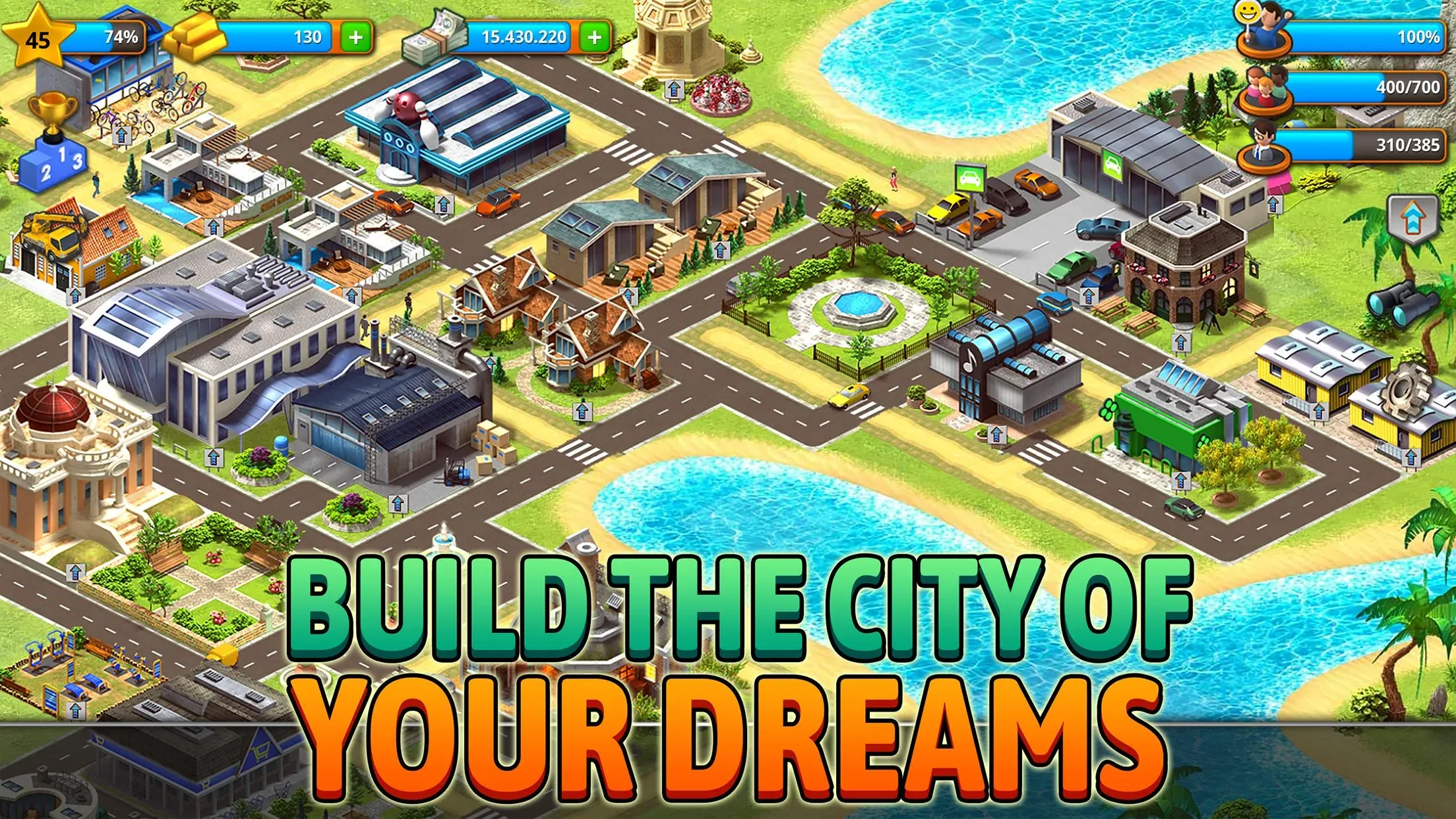 Paradise City: Building Sim v3.0.2 APK Мод (Много денег) Screenshot 2