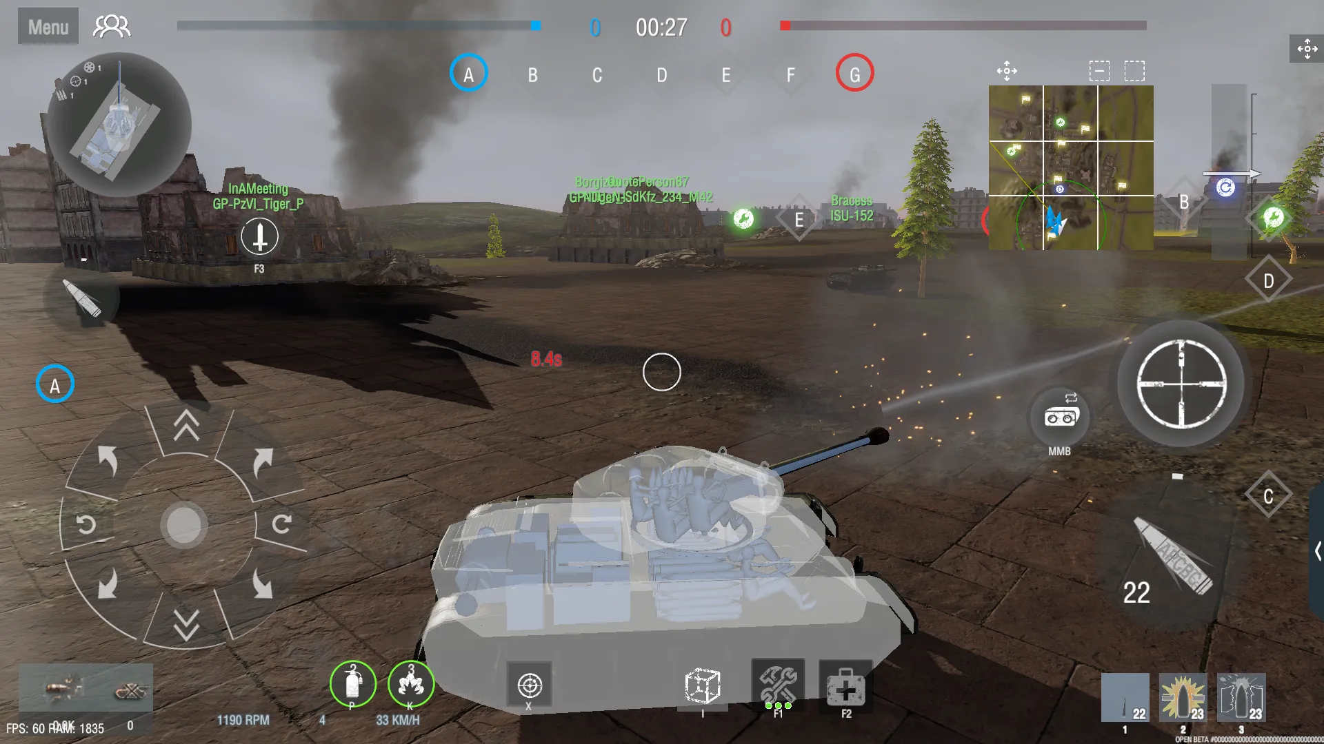 Panzer War v2026.4.18.1 APK Мод (Бесплатные покупки) Screenshot 3 Panzer War v2026.4.18.1 APK Мод (Бесплатные покупки) Screenshot 3