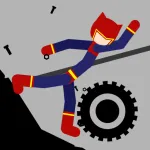 Скачать взлом Ragdoll Turbo Dismount Мод (Бесплатные покупки) на Андроид