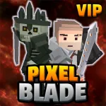Взломанная Pixel Blade M VIP Мод (Меню, Много денег, Множитель урона) на Андроид