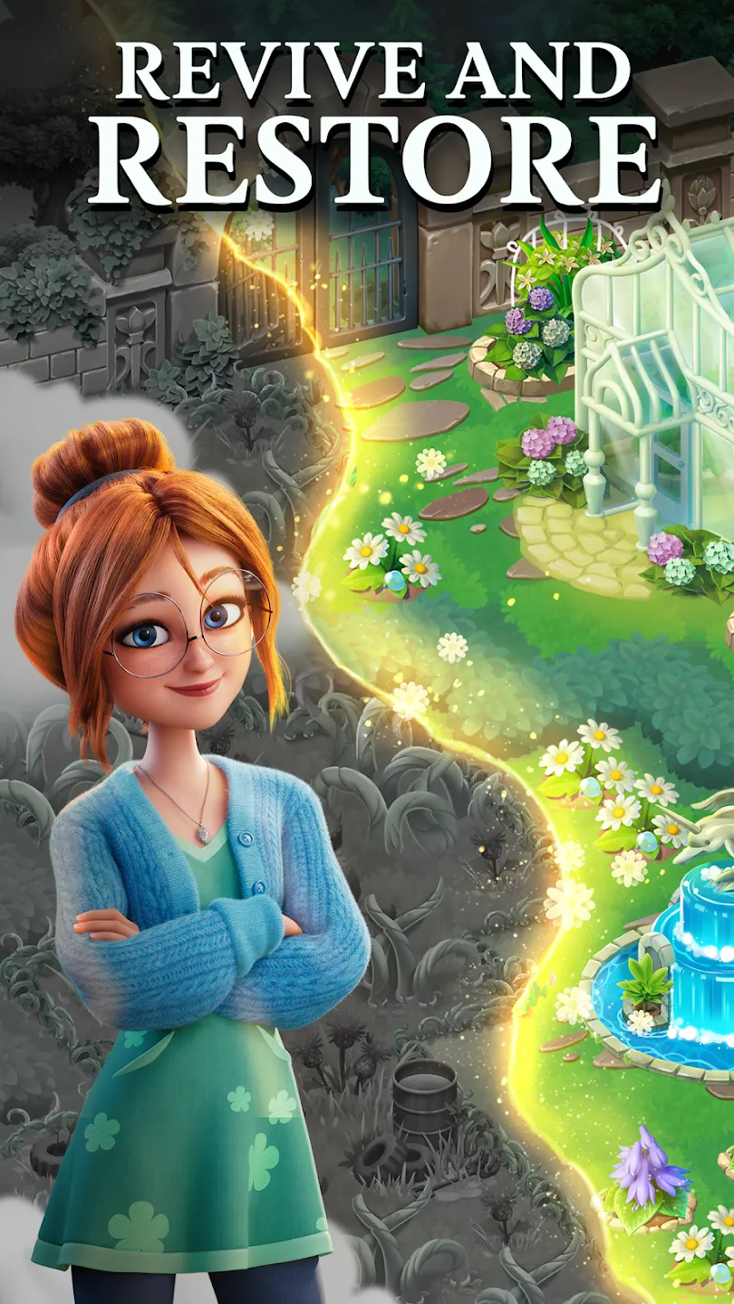 Merge Gardens v1.52.0 APK Мод (Меню, Много денег, Скорость игры) Screenshot 2 Merge Gardens v1.52.0 APK Мод (Меню, Много денег, Скорость игры) Screenshot 2