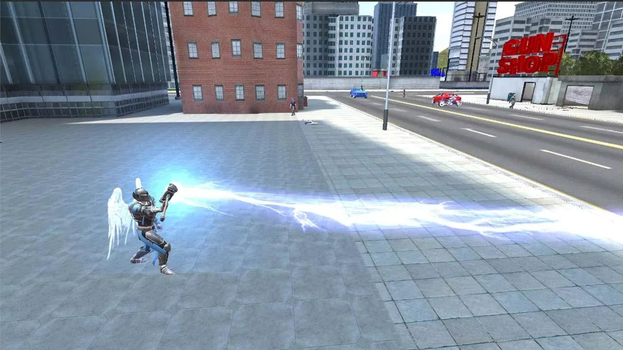 Crime Angel Superhero Vegas v1.3.9 APK Мод (Много энергии) Screenshot 4