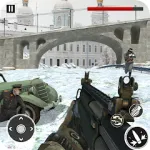 Скачать MOD Мировая война стрелялка [мод: режим бога] на Андроид
