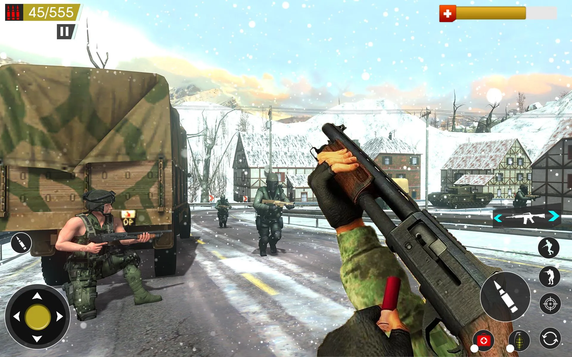 Мировая война стрелялка [мод: режим бога] Screenshot 5