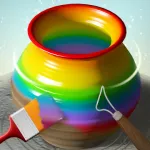 Скачать взломанную версию Pottery Master – Расслабляющий Керамический Арт [мод: всё открыто] на Андроид