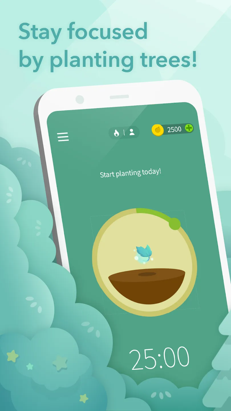 Forest: Будь сосредоточенным v5.16.5 APK Мод (Всё открыто, Premium) Screenshot 1 Forest: Будь сосредоточенным v5.16.5 APK Мод (Всё открыто, Premium) Screenshot 1