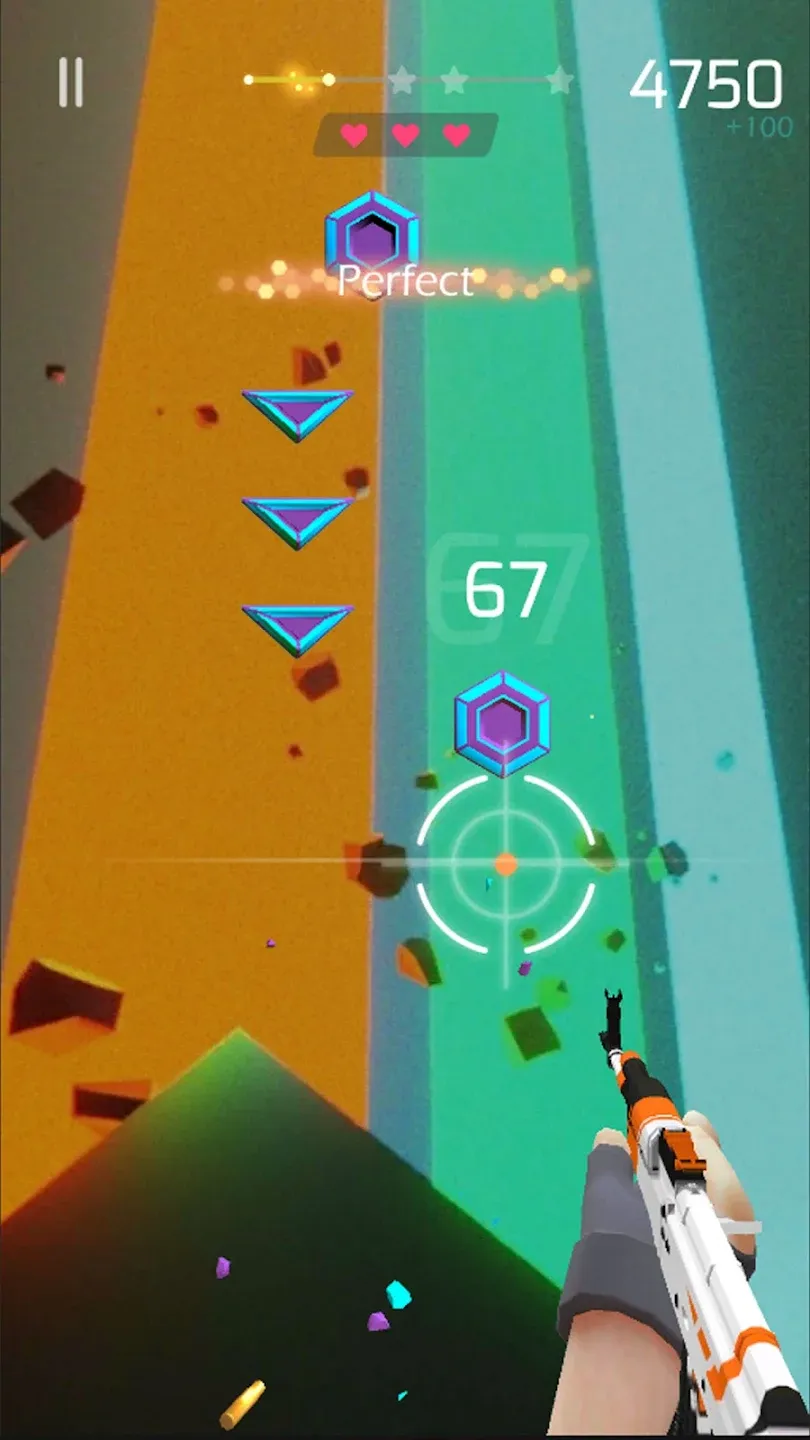 Beat Shooter v2.3.2 APK Мод (Много денег) Screenshot 3 Beat Shooter v2.3.2 APK Мод (Много денег) Screenshot 3