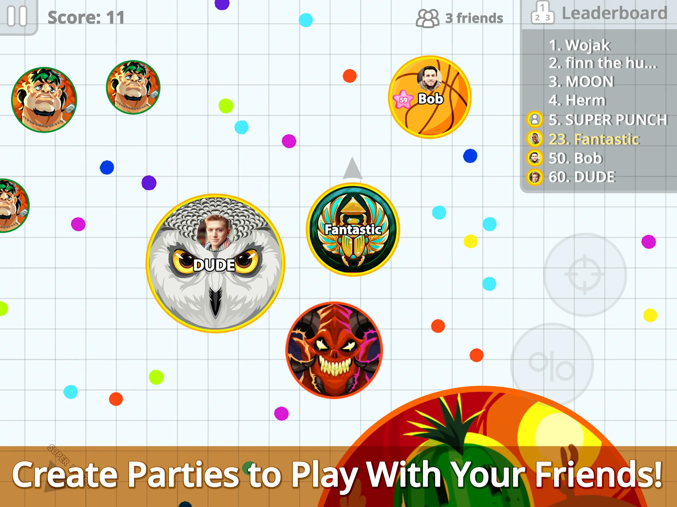 agar.io [мод: уменьшен зум] Screenshot 3