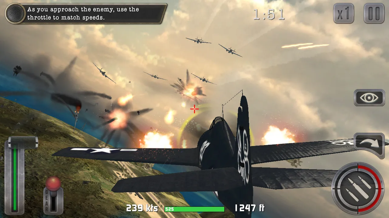 Air Combat Pilot: WW2 Pacific [мод: много денег] Screenshot 4