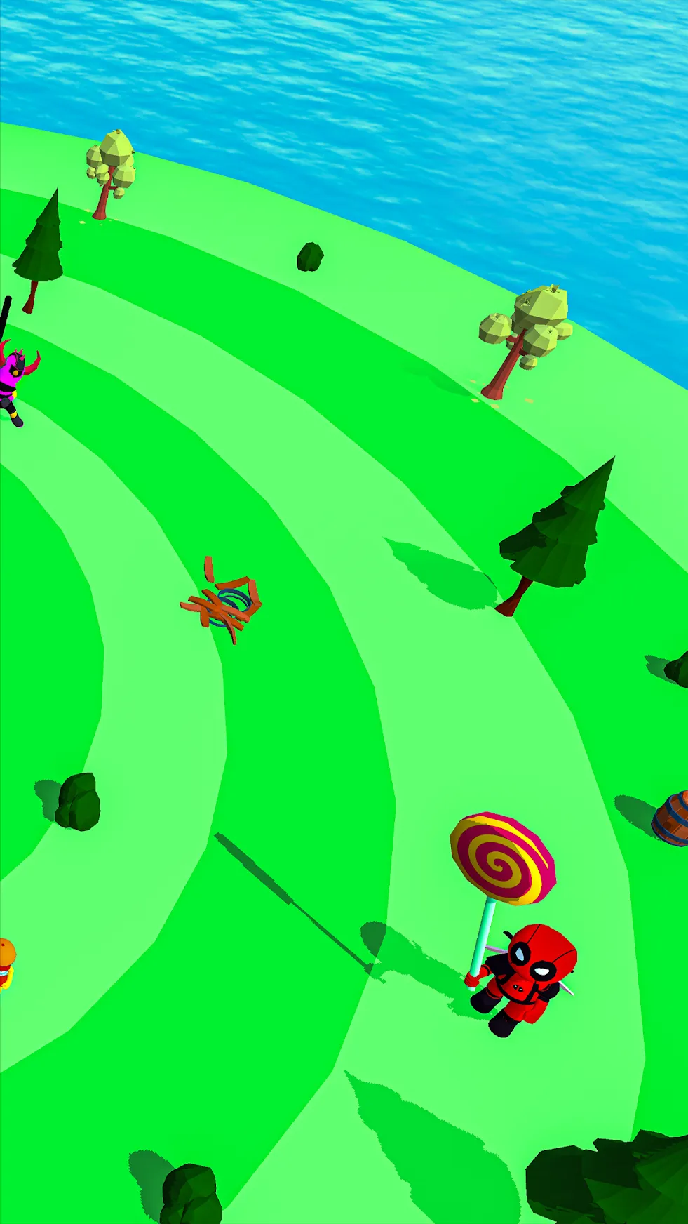 Smashers.io - ио битва! [мод: много денег] Screenshot 3