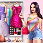 Скачать взлом Fashion Stylist: Dress Up Game Мод (Бесплатные покупки) на Андроид
