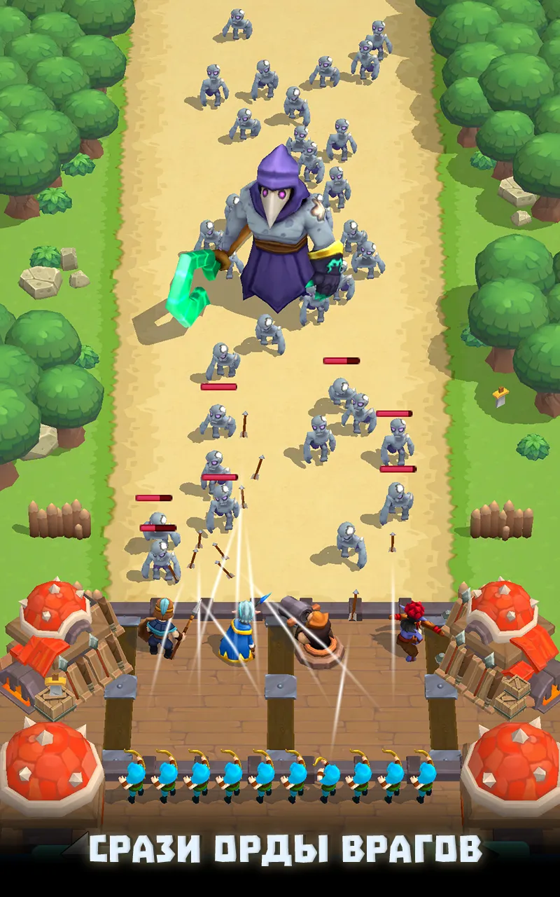 Wild Castle TD - Grow Empire [мод: меню] Screenshot 4