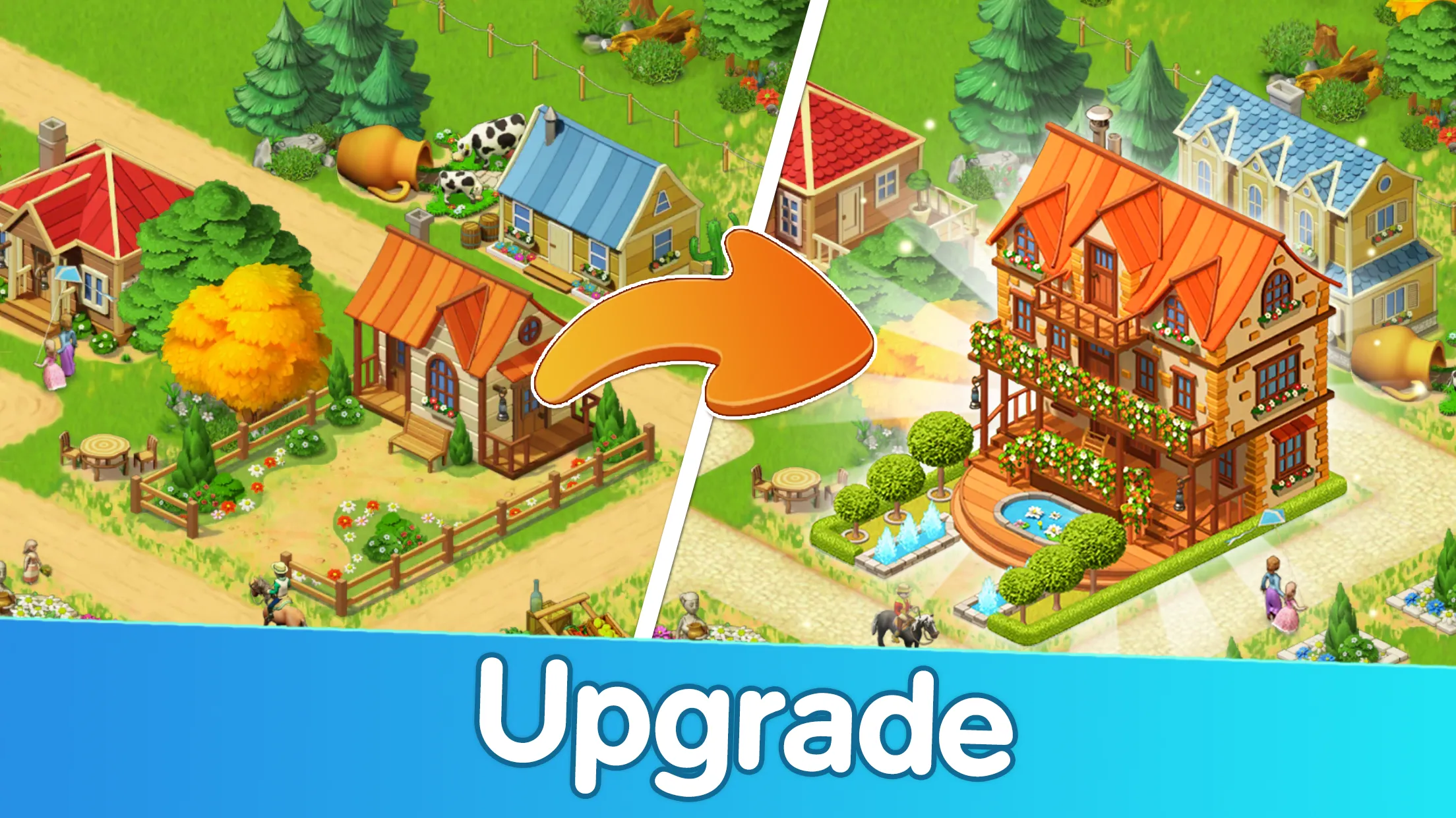 Homesteads: Dream Farm v30002578 APK Мод (Много денег) Screenshot 3
