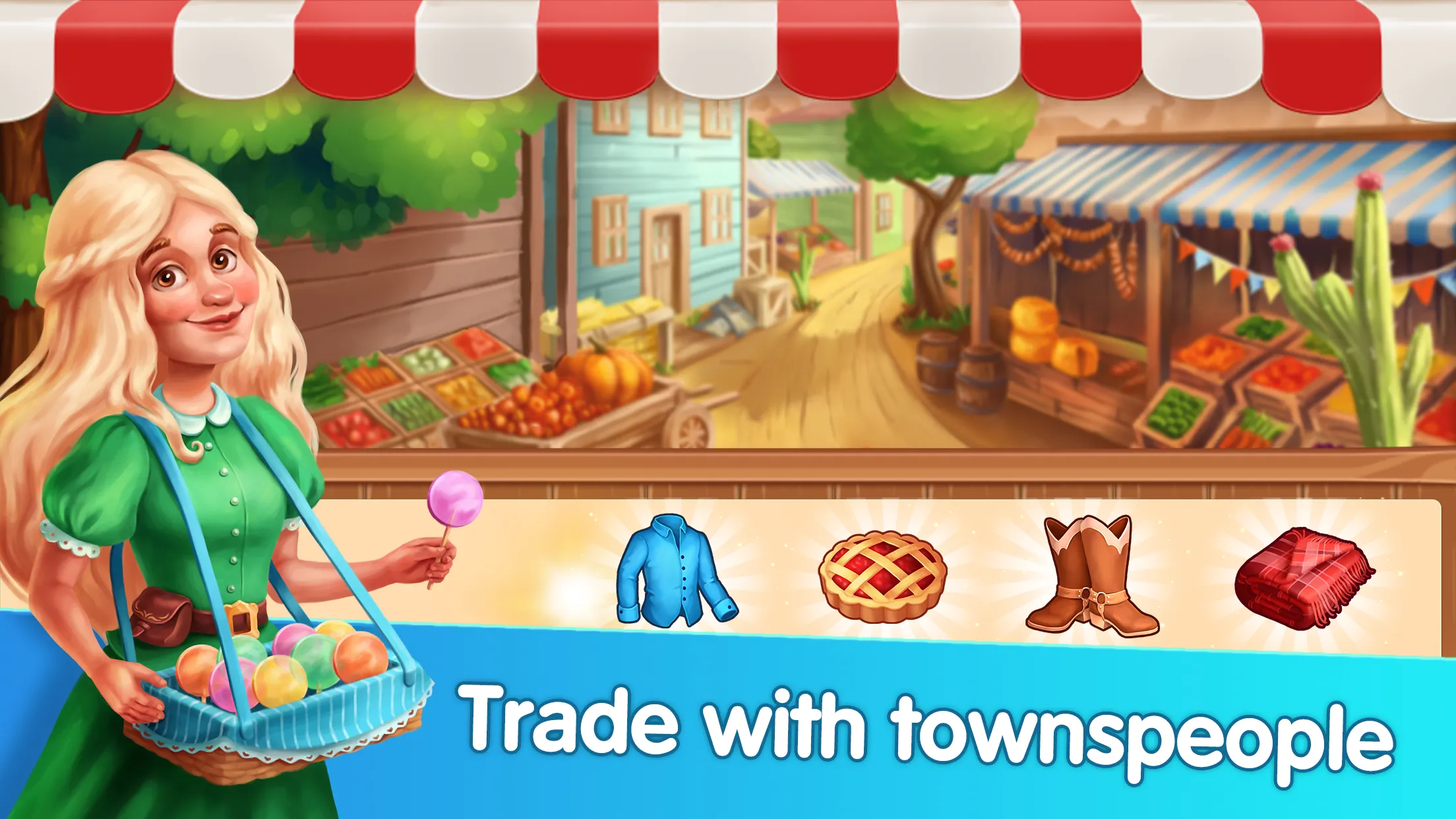 Homesteads: Dream Farm v30002578 APK Мод (Много денег) Screenshot 4