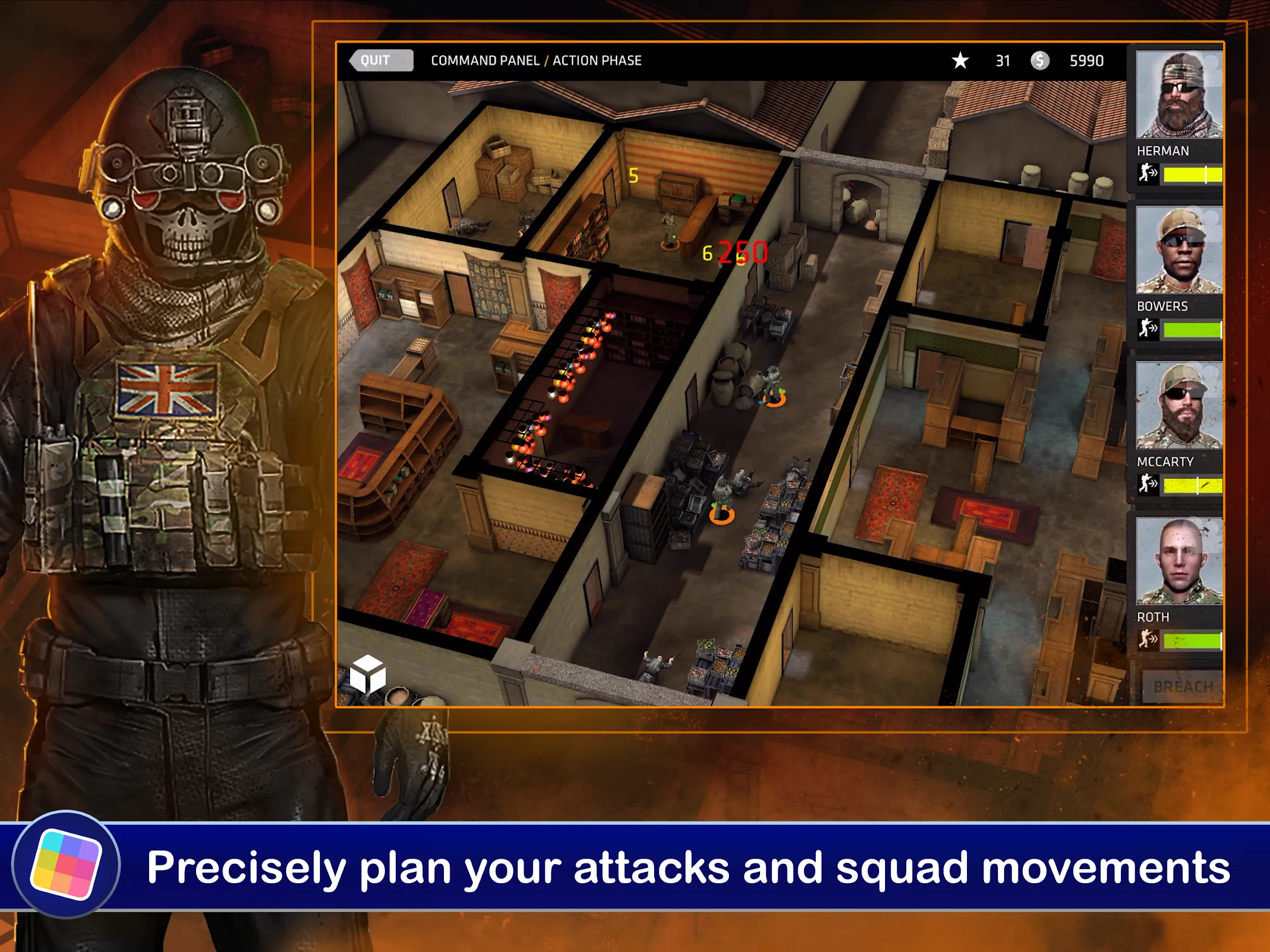 Breach & Clear: Tactical Ops [мод: много денег] Screenshot 2