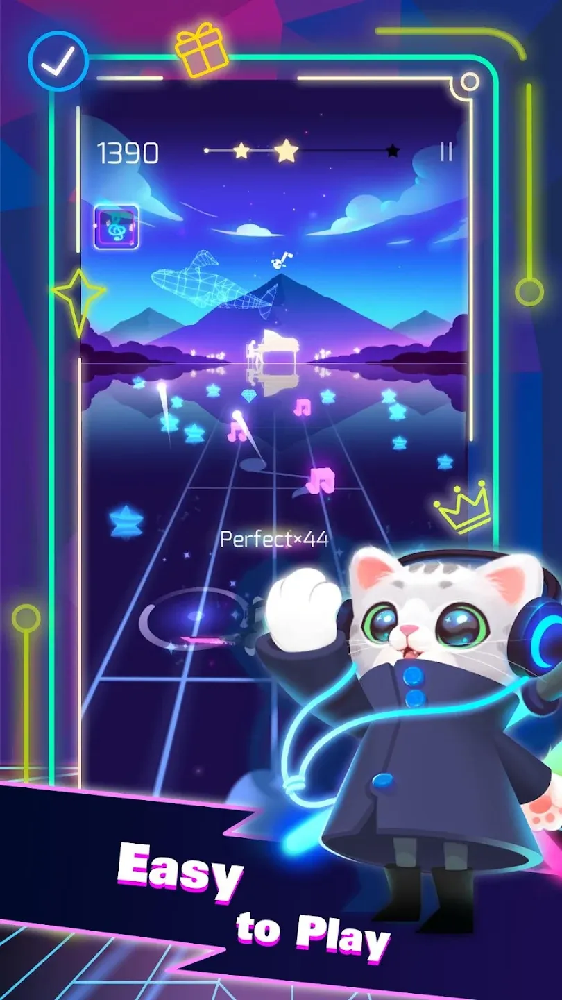 Sonic Cat - Сократите удары! v1.9.0 APK Мод (Много бриллиантов) Screenshot 2 Sonic Cat - Сократите удары! v1.9.0 APK Мод (Много бриллиантов) Screenshot 2