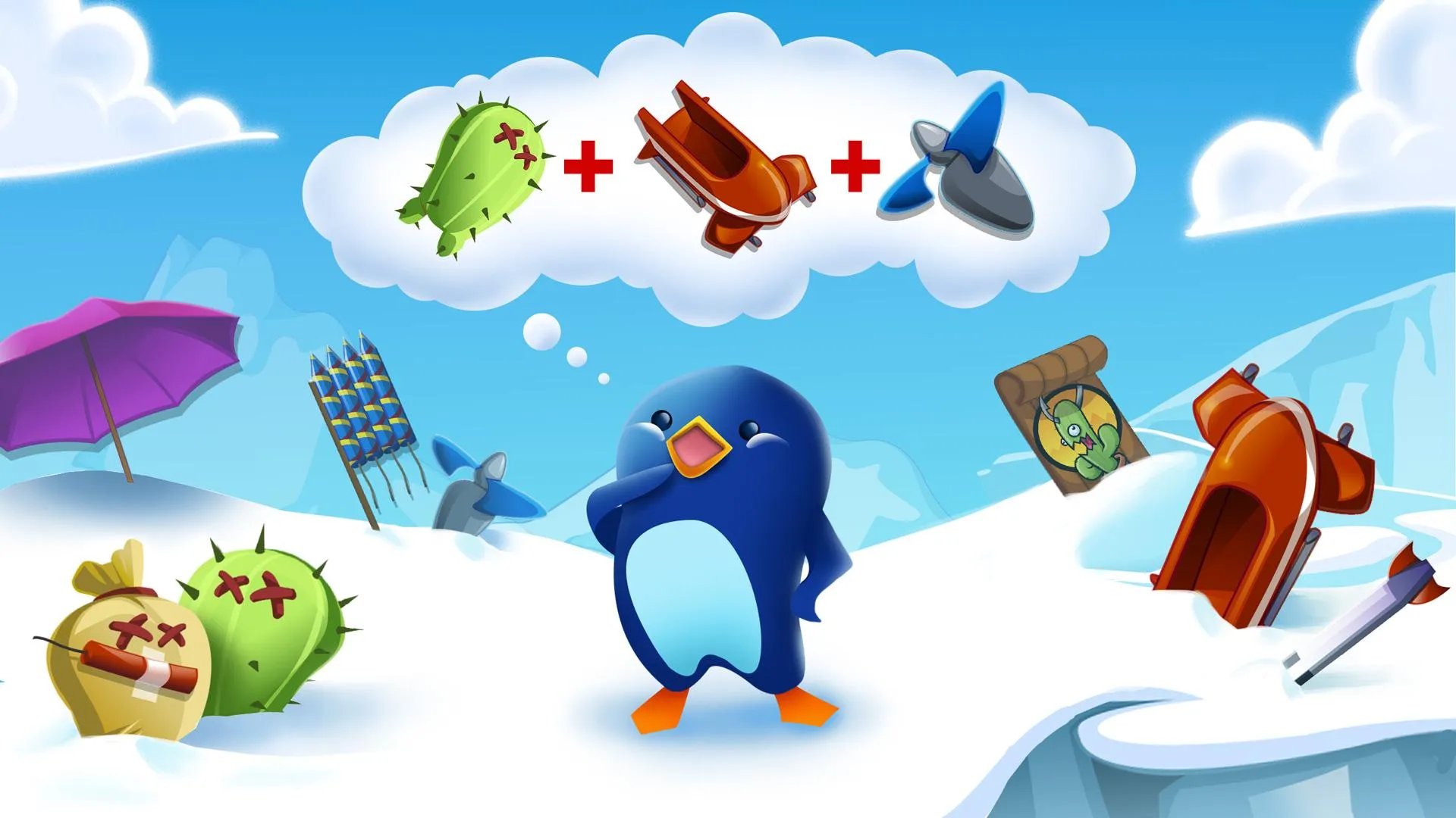 Learn 2 Fly – Летающий Пингвинчик Зимние игры [мод: много денег] Screenshot 5