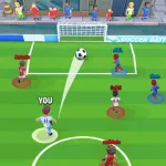 Скачать взломанную версию Футбол: Soccer Battle [мод: всё открыто] на Андроид