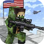 Скачать MOD American Block Sniper Survival Мод (Режим бога) на Андроид