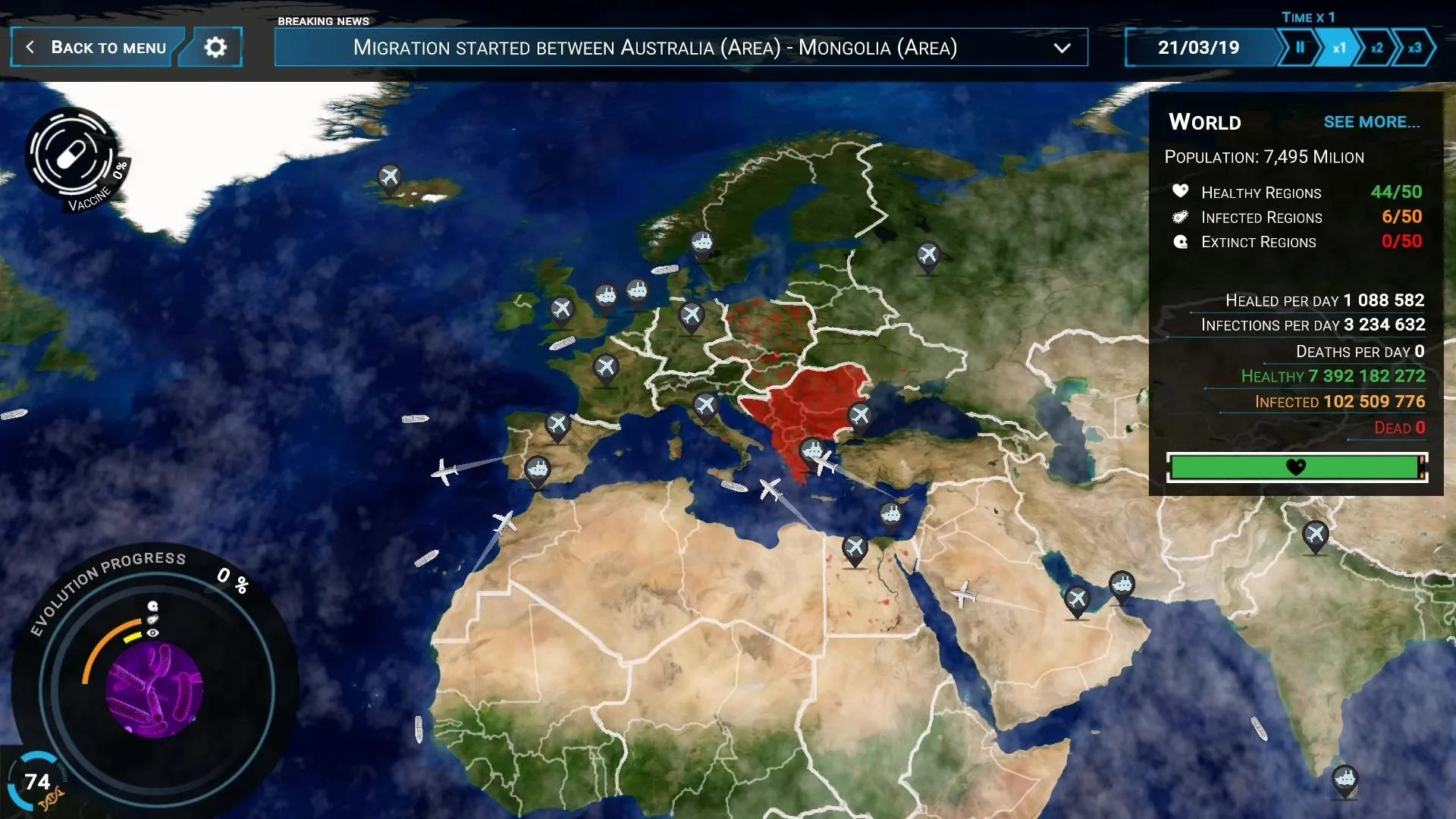 Outbreak – Infect The World [мод: всё открыто] Screenshot 5