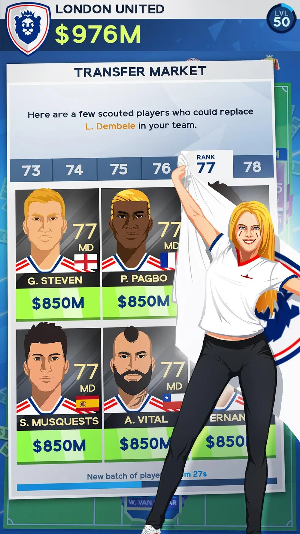 Idle Eleven - Football tycoon [мод: меню] Screenshot 4