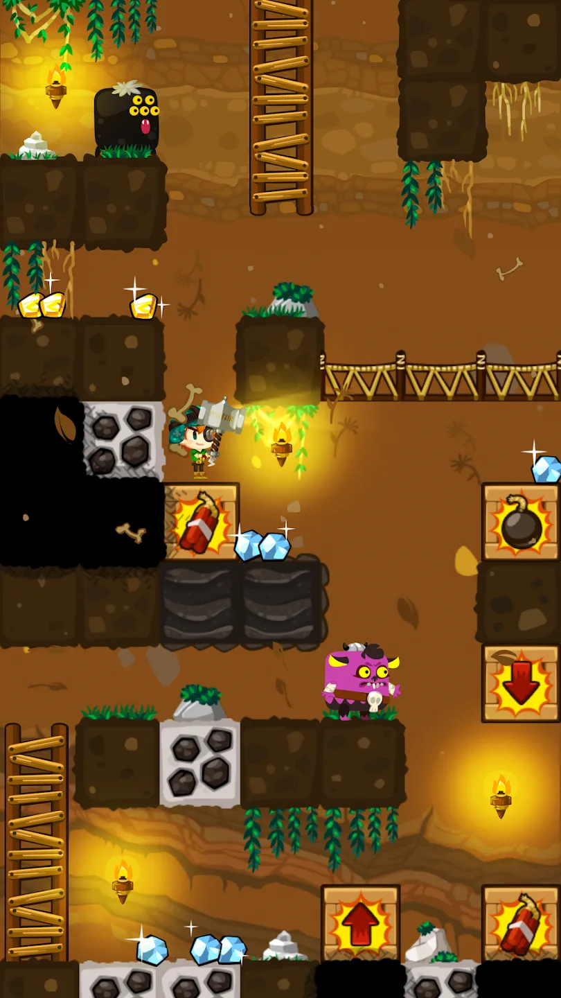 Pocket Mine 3 v66.4.0 APK Мод (Меню, Выносливость, Деньги, Магнит) Screenshot 4