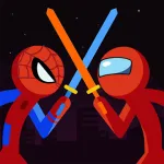 Взломанная Spider Stickman Fight 2 [мод: много денег] на Андроид