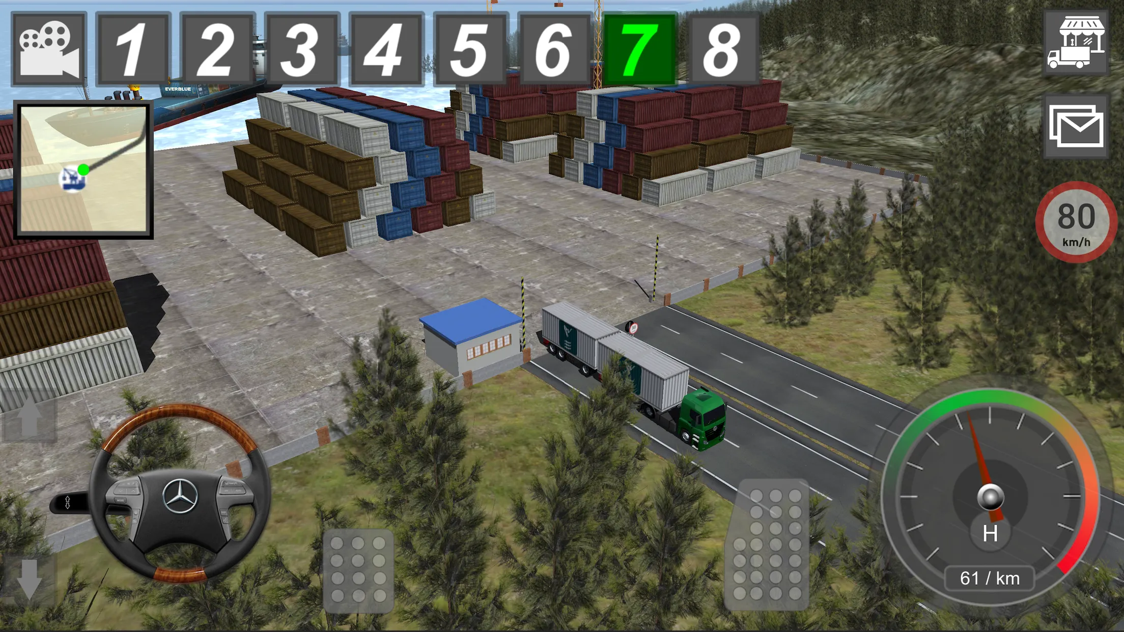 Mercedes Truck Simulator Lux [мод: много денег] Screenshot 5
