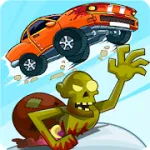 Скачать взломанную версию Zombie Road Trip [мод: много денег] на Андроид