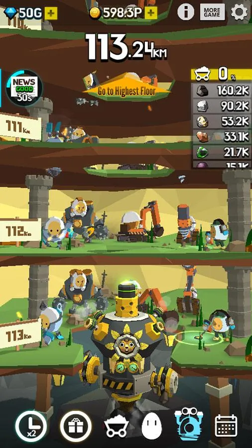Земля бурильщик [мод: много денег] Screenshot 3