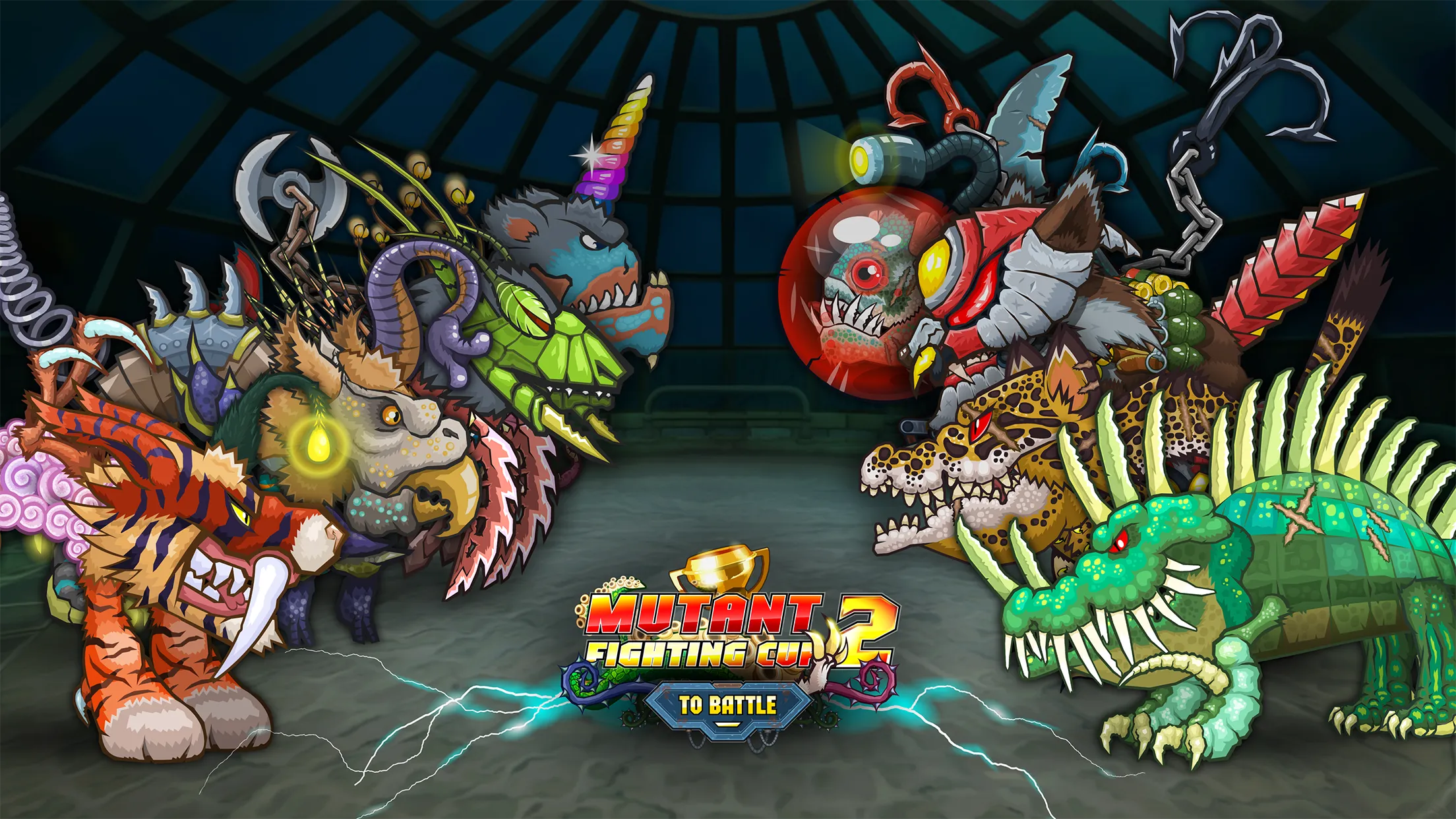 Mutant Fighting Cup 2 v66.3.2 APK Мод (Много денег) Screenshot 1