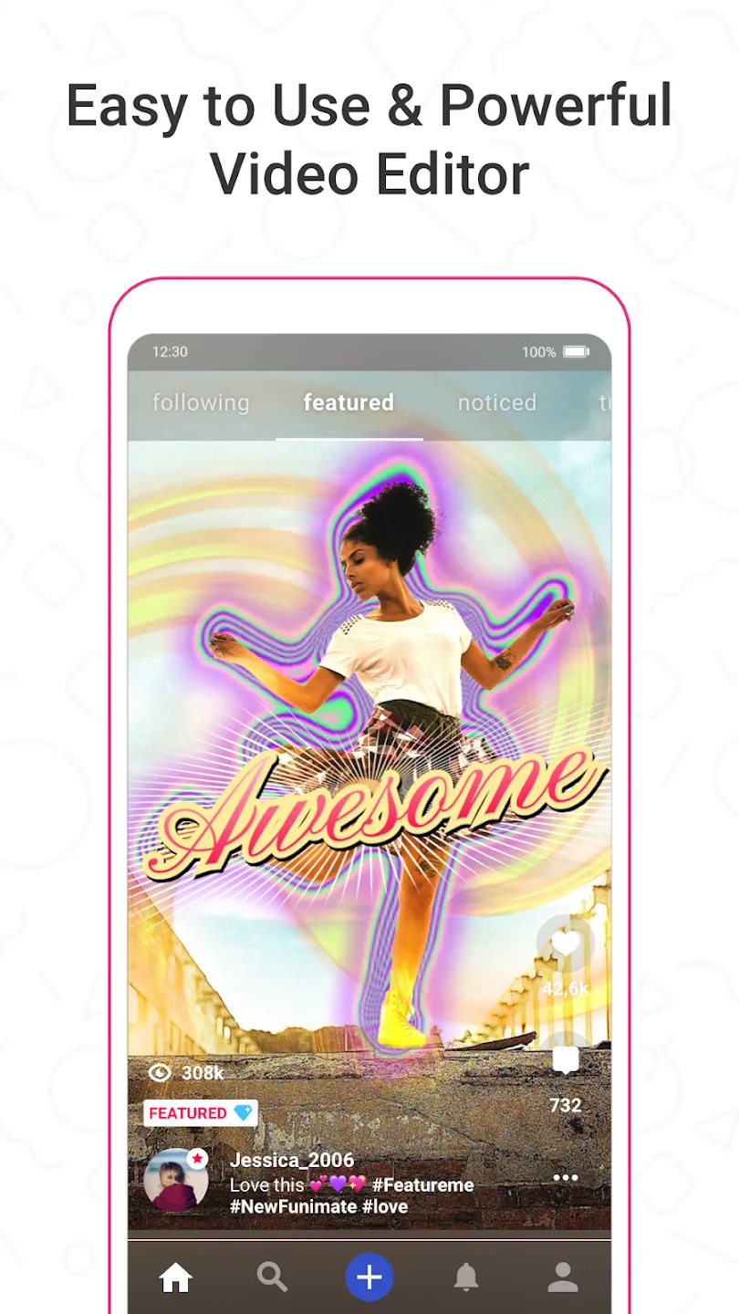 Funimate редактор видео v14.0.9 APK Мод (Всё открыто, Pro разблокирован) Screenshot 1 Funimate редактор видео v14.0.9 APK Мод (Всё открыто, Pro разблокирован) Screenshot 1