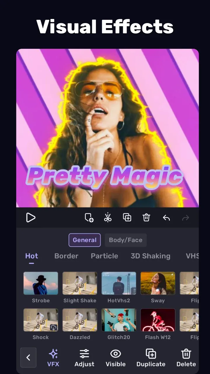 VivaCut v4.4.9 APK Мод (Всё открыто, Pro, VIP) Screenshot 3 VivaCut v4.4.9 APK Мод (Всё открыто, Pro, VIP) Screenshot 3