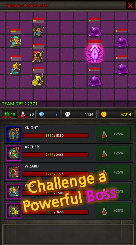 Поднятие вечеринки VIP v6.3.3 APK Мод (Меню, Множитель урона, Бесплатные покупки) Screenshot 2