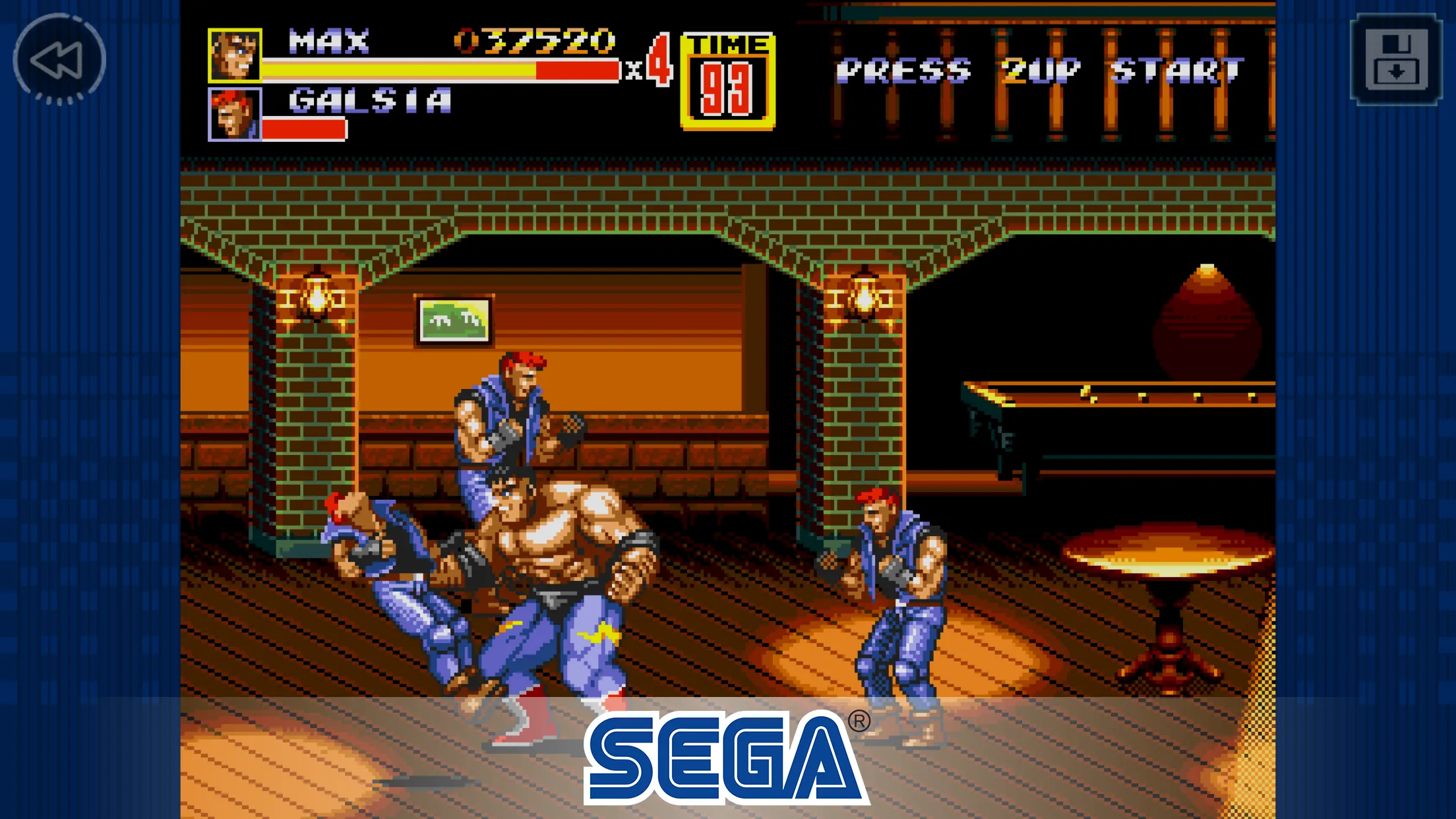 Streets of Rage 2 Classic v8.0.0 APK Мод (Всё открыто) Screenshot 2