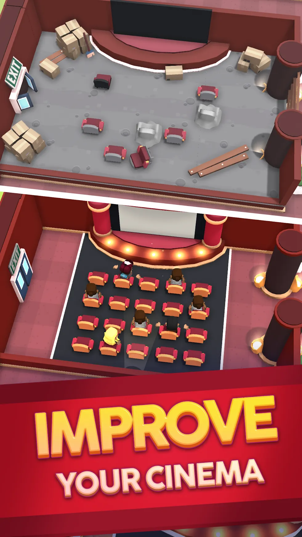 Cinema Tycoon [мод: бесплатные улучшения] Screenshot 2
