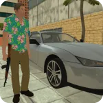 Взломанная Miami crime simulator Мод (Много навыков) на Андроид