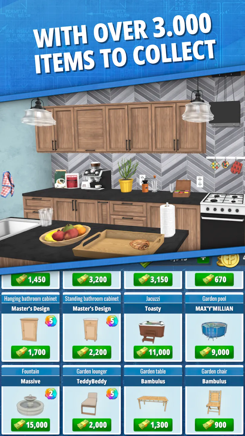 House Flipper: Дизайн дома v1.660 APK Мод (Много денег) Screenshot 2 House Flipper: Дизайн дома v1.660 APK Мод (Много денег) Screenshot 2
