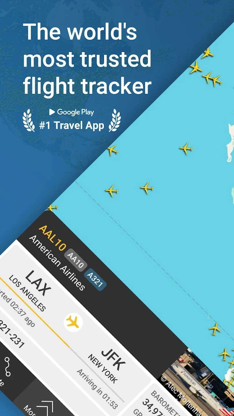 Flightradar24 трекер полетов v11.4.0 APK Мод (Всё открыто, Premium) Screenshot 1 Flightradar24 трекер полетов v11.4.0 APK Мод (Всё открыто, Premium) Screenshot 1