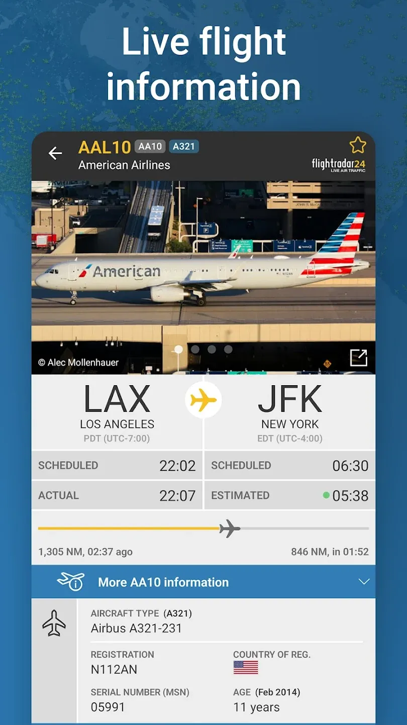 Flightradar24 трекер полетов v11.4.0 APK Мод (Всё открыто, Premium) Screenshot 4 Flightradar24 трекер полетов v11.4.0 APK Мод (Всё открыто, Premium) Screenshot 4